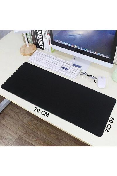 FİTGAME 70x30 XL геймърска подложка за мишка, обикновена, черна