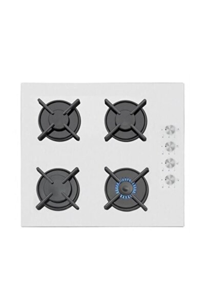 Simfer 3507 Gaz Emniyetli 4 Gözlü Cam Ankastre Ocak Beyaz