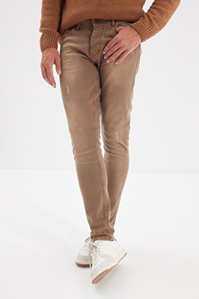 Trendyol Collection Jeans - Brown - Skinny