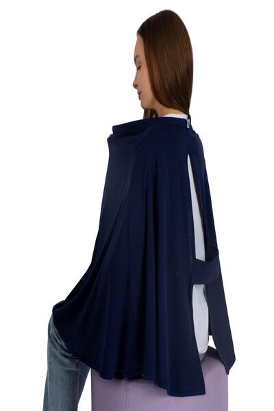 Sevi Bebe Ποδιά Θηλασμού Poncho - Navy Blue