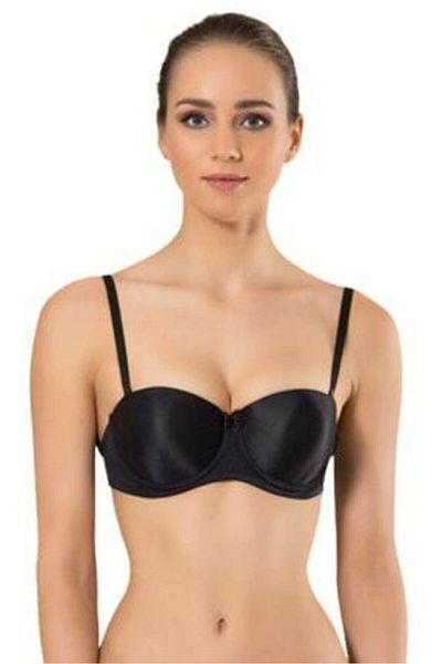 NBB 3586 Supported Strapless Bra with Transparent Back Evening Dress Bra