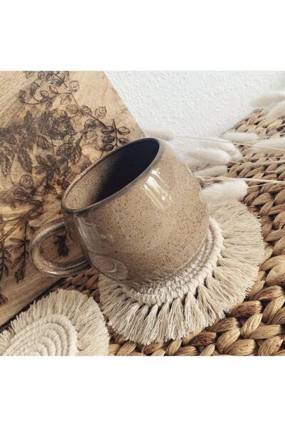 Miss California 2 Li Makrome Bardak/mum Altlığı