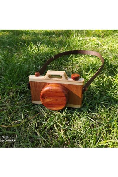 Ahşap Oyuncak Fotoraf Makinesi