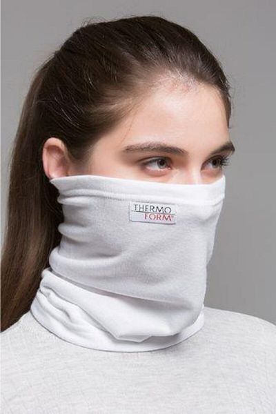 THERMOFORM White Hevy Adult Neck Collar Face Mask