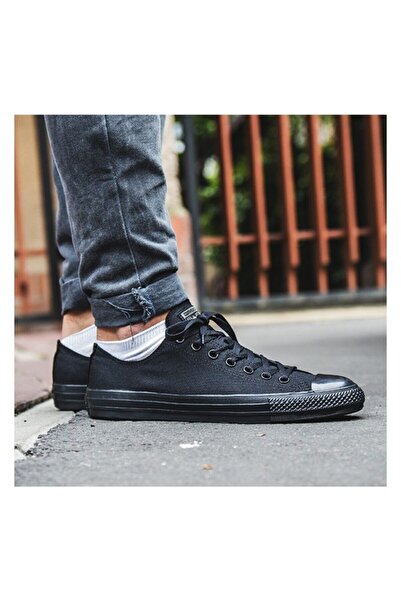 Converse All Star Tam Siyah Unisex Sneaker Günlük Spor Ayakkabı M5039c V5