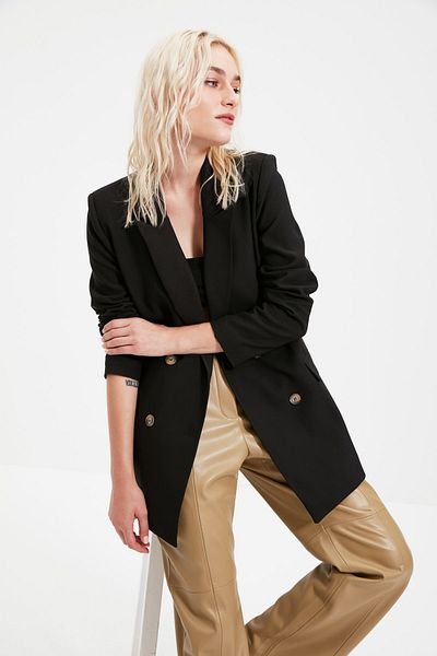 Trendyol Collection Blazer - Schwarz - Oversized