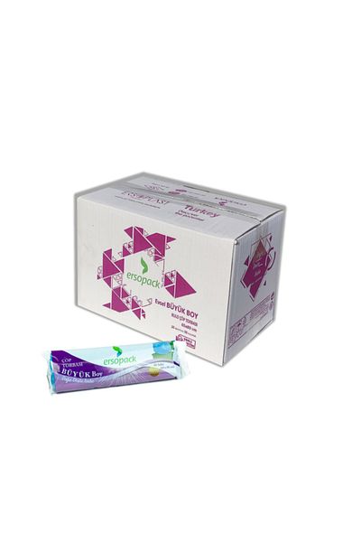 ERSOPACK Domestic Large Size Garbage Bag 65 X 80 cm 50 Rolls 500 Pieces Garbage Bags