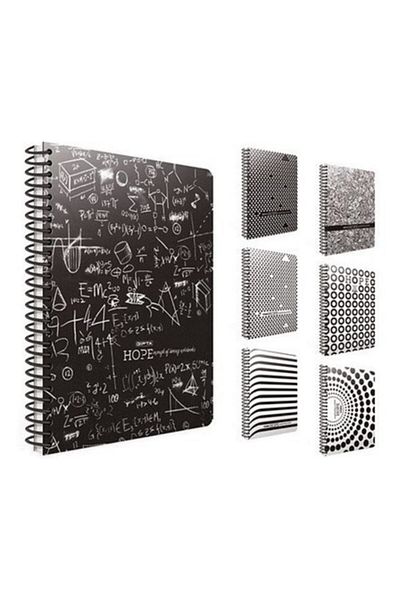 Gıpta Hope Patterned Pp Cover With Spral 19x26 Cm 80 Sheets Lined Notebook