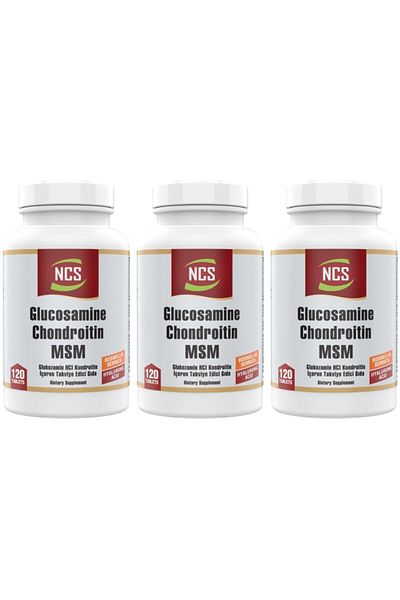 Nevfix Ncs Glucosamine Chondroitin Msm 120 Tablets X 3 Boxes Boswellia