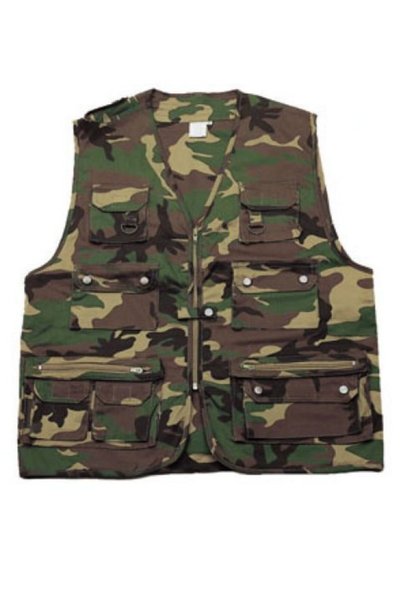Sturm Camouflage Vest with Many Pockets