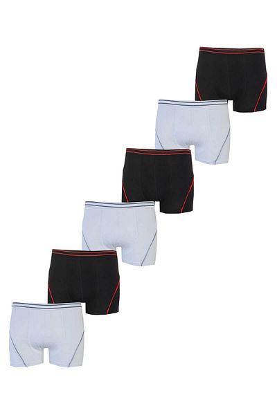 Tutku Εσώρουχα 6 τεμαχίων Boy's Lycra Cotton Boxer Εσώρουχα
