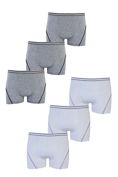 Tutku Εσώρουχα 6 τεμαχίων Boy's Lycra Cotton Boxer Εσώρουχα