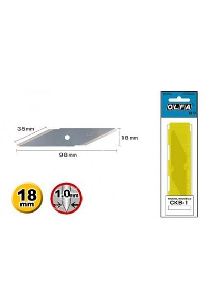 Olfa Utility Knife Refill 2 Li Ckb-1