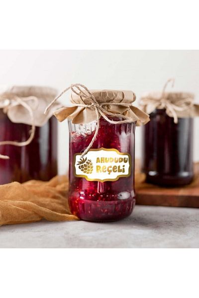 Artikel Jar Label - Gold
