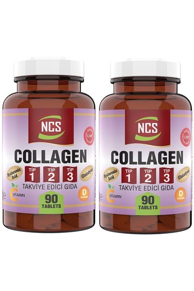 Nevfix Ncs Collagen (colagen) (type) 1-2-3 Hyaluronic Acid 2 X 90 Tablets