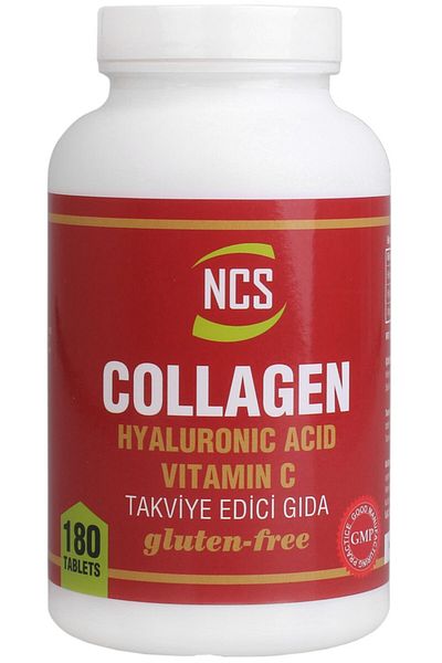 Nevfix Ncs Collagen Hyaluronic Acid Vitamin C 180 Tablet Collagen 1000 Mg