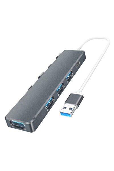 Ally Mobile Ally Ads-301c Usb 3.1 Type C 4 Usb Port Adaptör Hub Çoklayıcı Füme