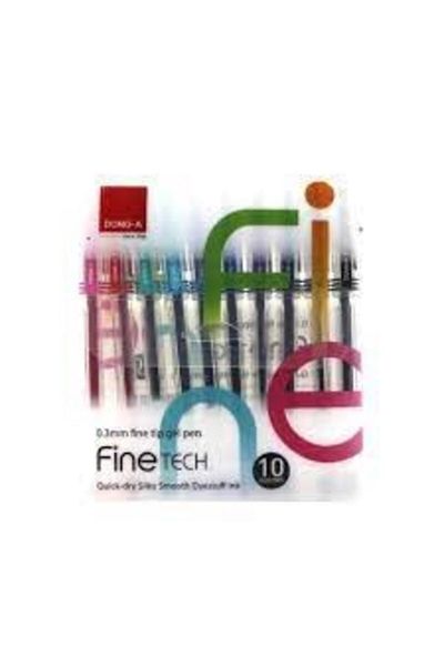 Dong-A Pin Tip Pen Finetech 0,3 Mm 10 Colors