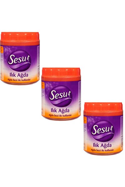 Sesu Turuncu Ilık Ağda 250 Gr X 3 Adet