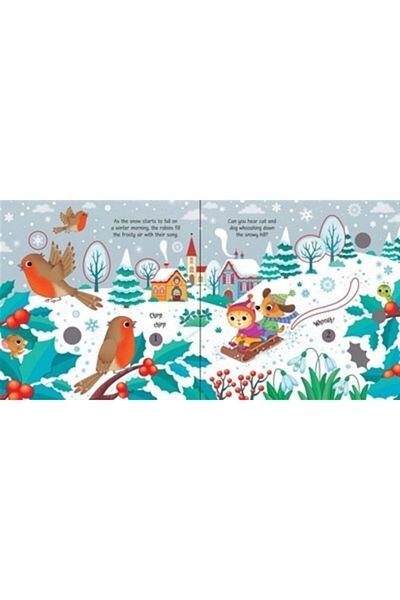 Usborne Winter Wonderland Sound Book - Comfortable and Curved