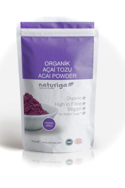 Naturiga Organik Açai Tozu 2 adet 50gr 2x50gr Acai Powder