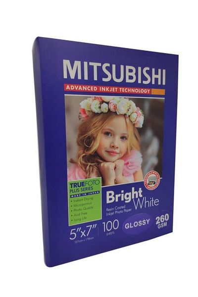 Mitsubishi Mitsubish 5x7 (13x18) 260gr Glossy Inkjet Paper