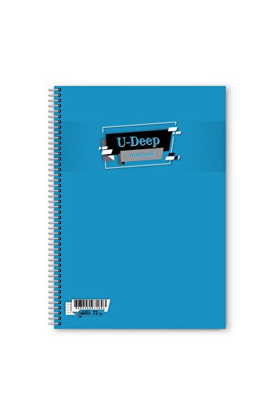 UMUT DEFTER Σημειωματάριο με 72 φύλλα Α4 με ριγέ πλαστικό εξώφυλλο και σπιράλ