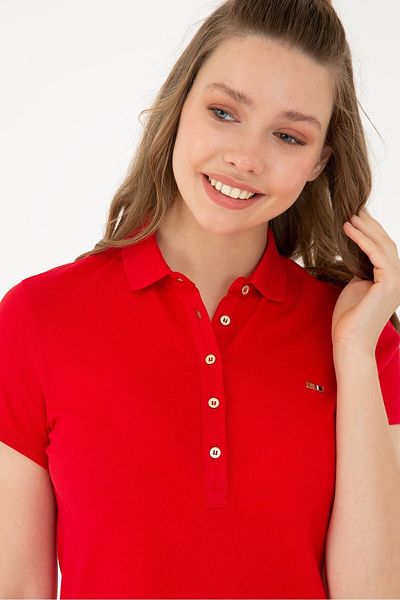 U.S. Polo Assn. Rochie roșie pentru femei