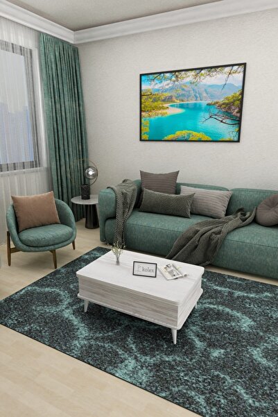 kolexonline Desensiz 3 Kademeli Akıllı Sihirli Sehpa Antik Beyaz Renk