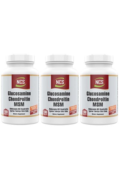 Nevfix Ncs Glucosamine Chondroitin Msm 180 Tablet X 3 Boxes