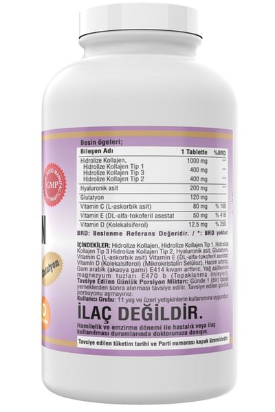 Nevfix Ncs 300 Tablet Collagen 1000 Mg Collagen Type 1-2-3 Glutathione Dvit