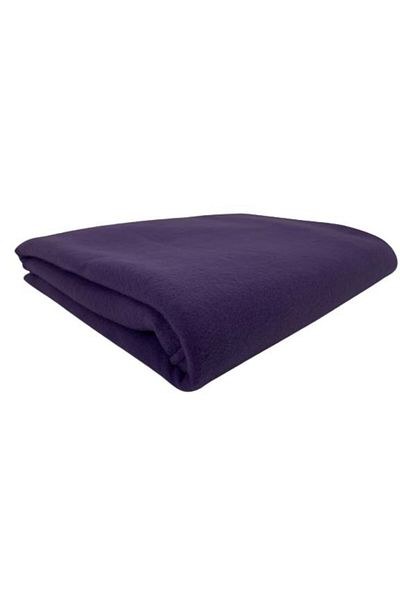 ecottonworks Single Purple Thin Fleece Blanket Fleece Cover 150 Cm X 190 Cm