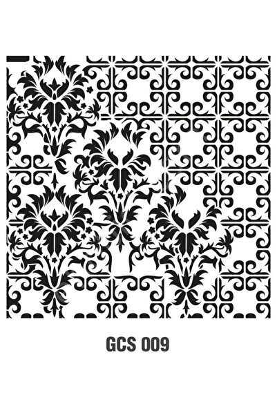 Cadence Grunge Wall Stencil 45X45 - Gcs-009