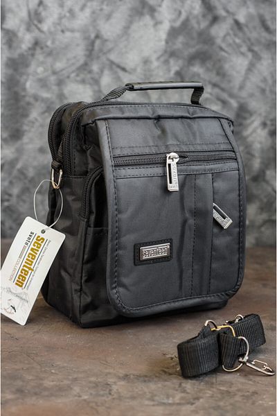 SEVENTEEN Black Waterproof Bag with Multi-Compartment Hand and Shoulder Strap 2248