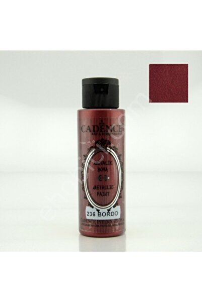 Cadence Metalik Sedefli Boya 236 Bordo 70ml