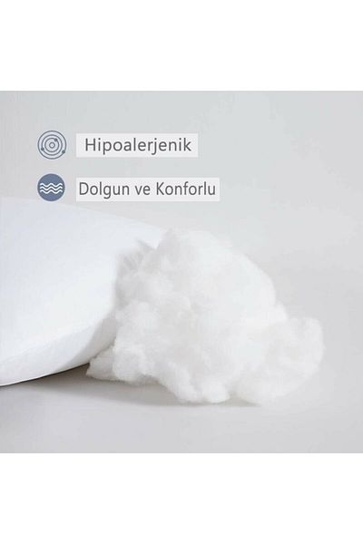 CSC 2 Pieces 50X50 Throw Pillow 100% Beads Silicone Vacuum Pressed 1St Quality 450Gr