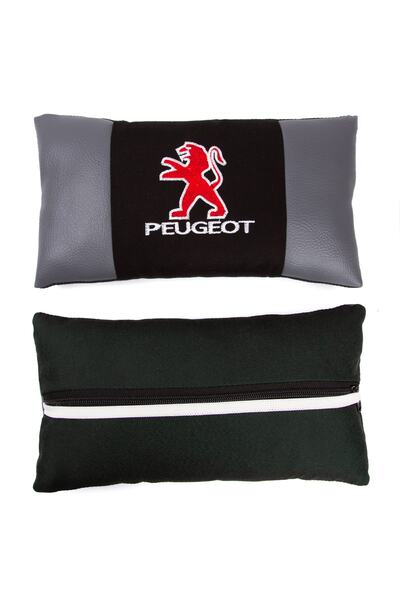 DAT Pejo 106 Coupe Uyumlu Amblem Logo Baskılı Oto Koltuk Boyun Yastığı Ortope...