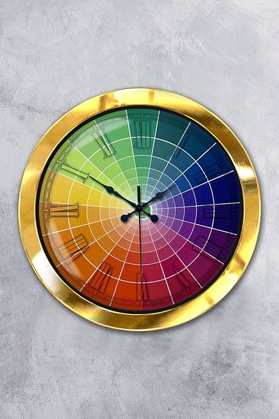 Kasva Concept 36 cm Gold Metal New Color Wall Clock