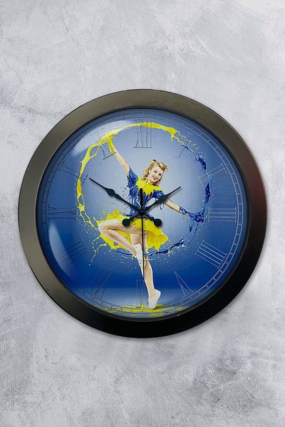 Kasva Concept Gift 36 cm White Metal Water Wall Clock