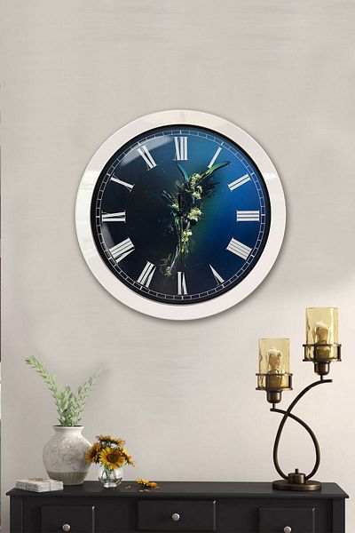 Kasva Concept Gift 36 cm White Metal Design Wall Clock