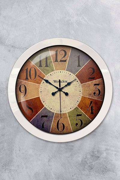 Kasva Concept Gift 36 cm White Metal Westclox Wall Clock