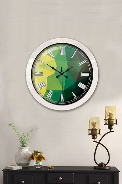Kasva Concept Gift 36 cm White Metal Modern Wall Clock