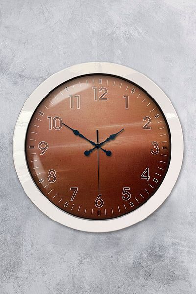 Kasva Concept Gift 36 cm White Metal Classic Wall Clock