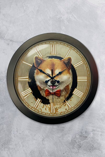 Kasva Concept هدية ساعة حائط معدنية من أنثراسايت مقاس 36 سم