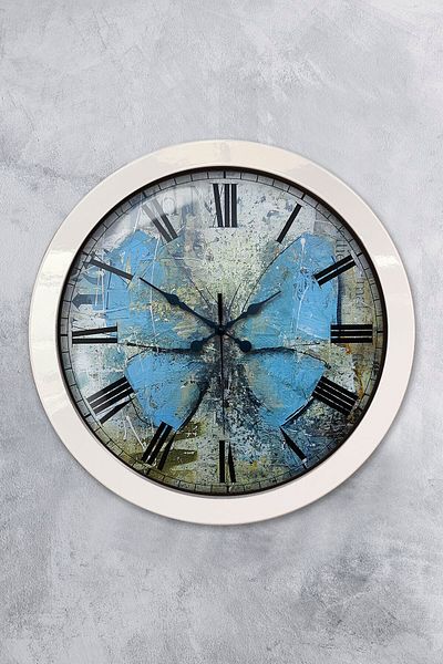 Kasva Concept Gift 36 cm White Metal 1 Day Wall Clock