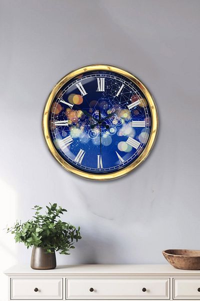 Kasva Concept Δώρο 40 cm Gold Metal Dream Ρολόι τοίχου