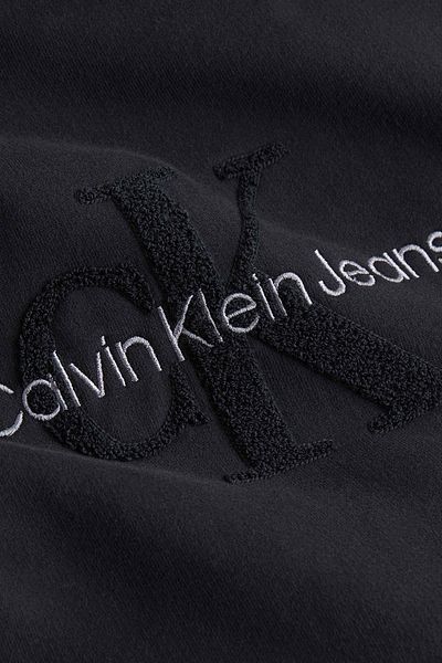 Calvin Klein Mikina Chenille Monologo s kapucí