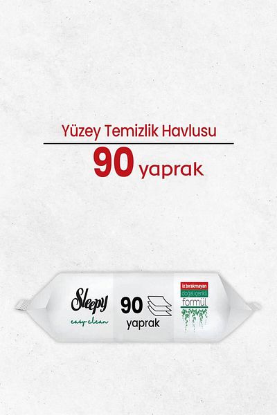 Sleepy 90 Sheets Easy Clean Surface Cleaning Towel