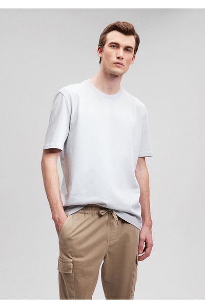 Mavi Tricou de bază cu croiala lejeră cu detaliu logo -0611924-70802