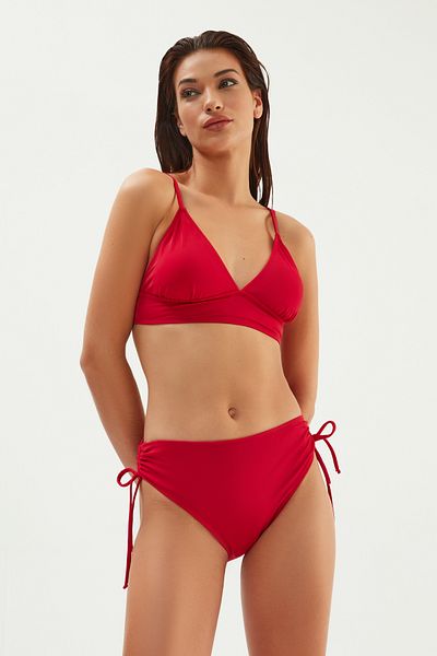 Eros 2529Esmm Bralet triunghi roșu închis